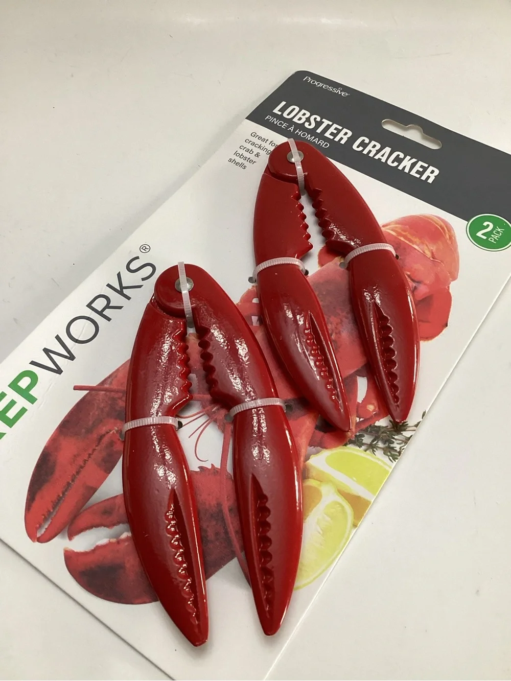 Progressive Lobster Cracker Set Of Two Red
